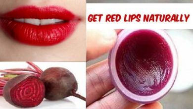 Get Red lips Naturally
