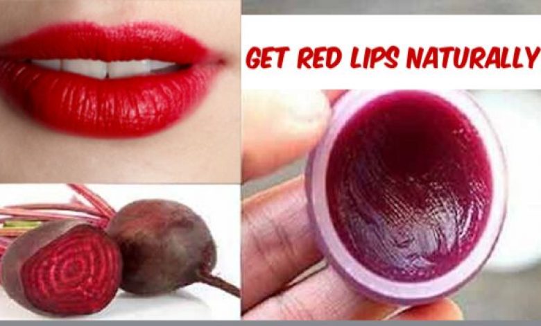 Natural Red Lips without Lipstick