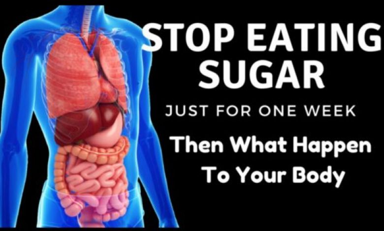 Cutting sugar out of diet