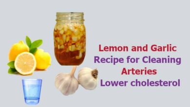 Lemon and Garlic Recipe for Cleaning Arteries