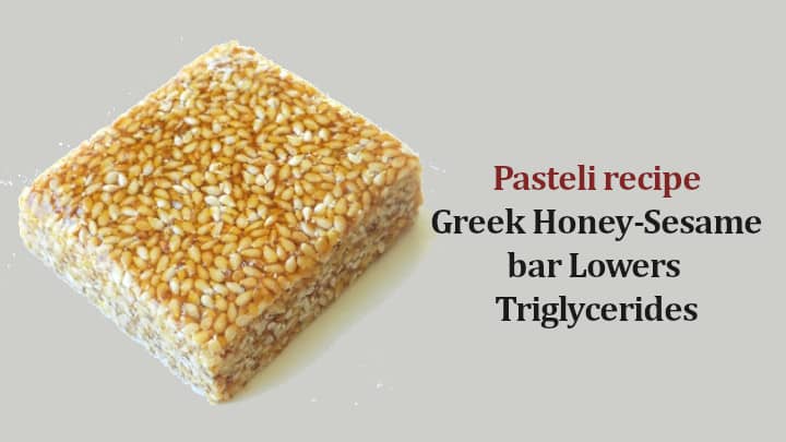 Pasteli recipe greek Honey-Sesame bar