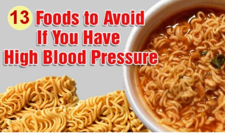 Foods to Avoid with High Blood Pressure