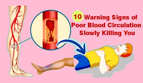 Symptoms of Poor Blood Circulation in Legs Hands and Face