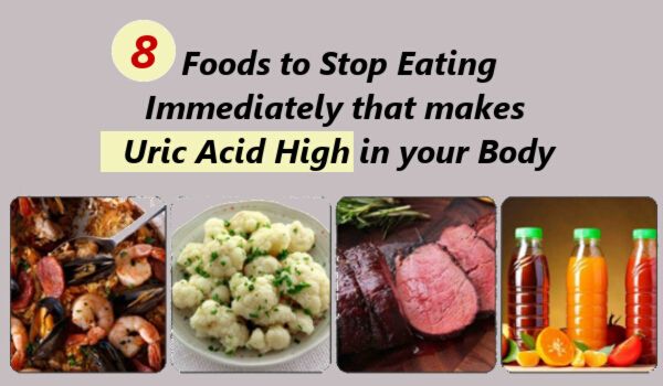 8 Foods to Stop Eating Immediately that makes Uric Acid High in your Body