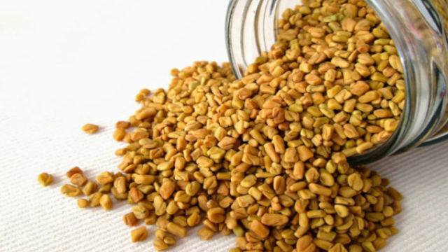 Fenugreek seeds for tonsils