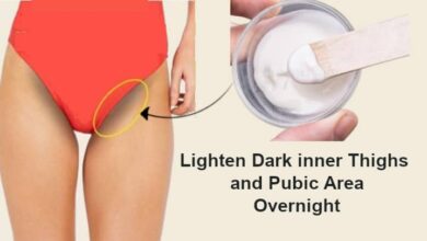 How to Lighten Dark inner Thighs and Pubic Area