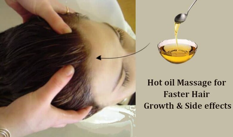 Hot oil Massage for Hair Benefits and Side effects