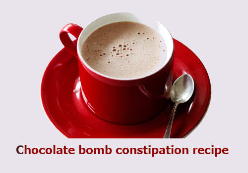 chocolate bomb constipation recipe