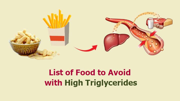 List of Food to Avoid with High Triglycerides
