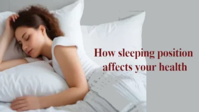 how sleeping position affects my health