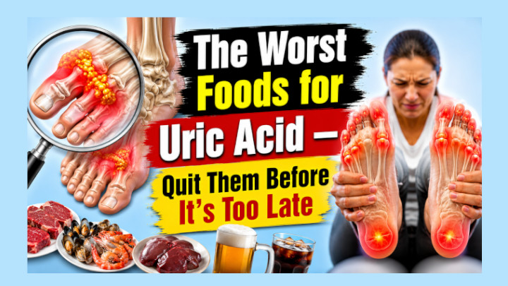 Foods High in Uric Acid Stop Eating Immediately!